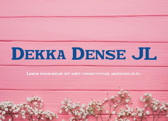 Dekka Dense JL example